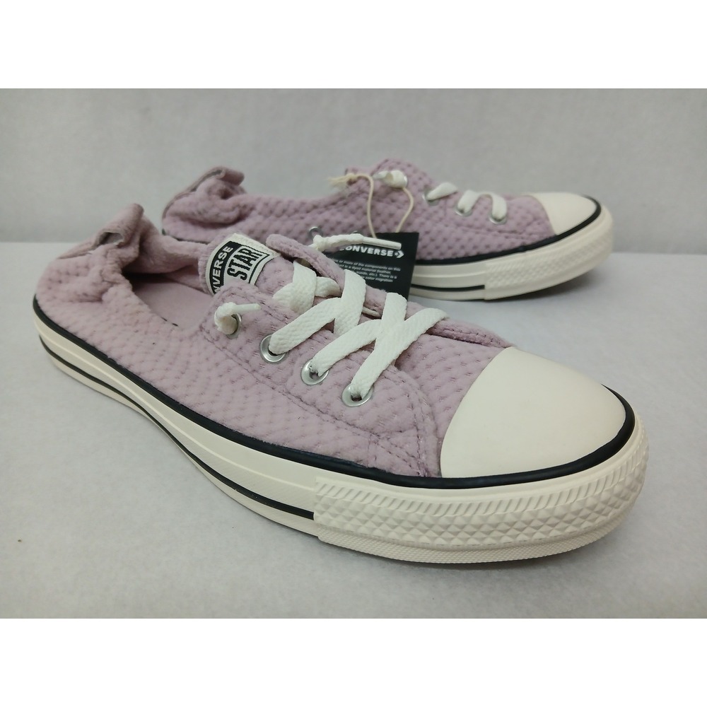 Converse All Star Shoreline Slip On Lavender‎ A08716F Quilted Sneaker Wm Sz 9.5